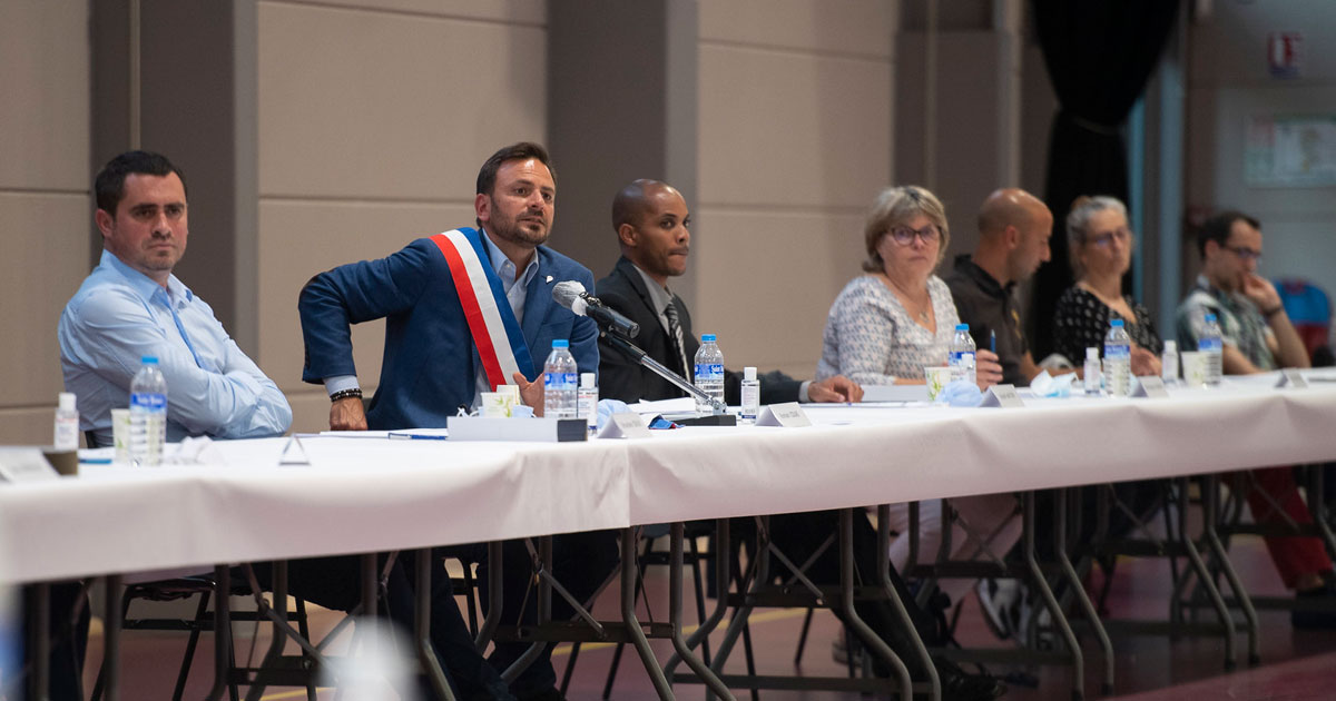 Les élus au conseil municipal